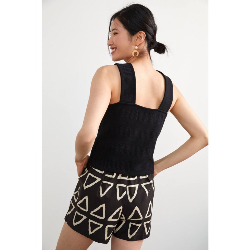 Anthropologie Daily Practice Textured Square-Neck Tank - Picture 3 of 9